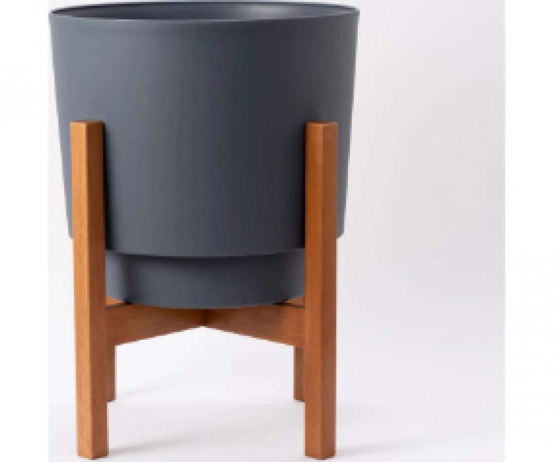 16'' HOPSON WOOD CHARCOALPLANTER BLOEM LIVING