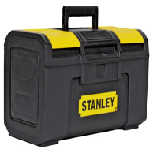 STANLEY STST16410 Tool Box, 50 lb, Polypropylene, Black-Yellow, 3 -Compartment