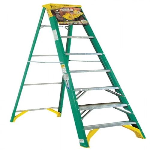 Werner 8 Ft. Fiberglass Step Ladder with 225 Lb. Load Capacity …